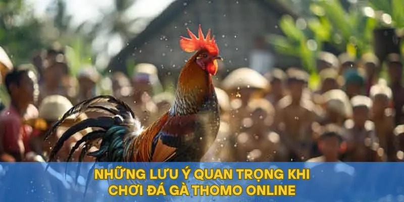 Lưu ý cần nhớ khi chơi đá gà Thomo online