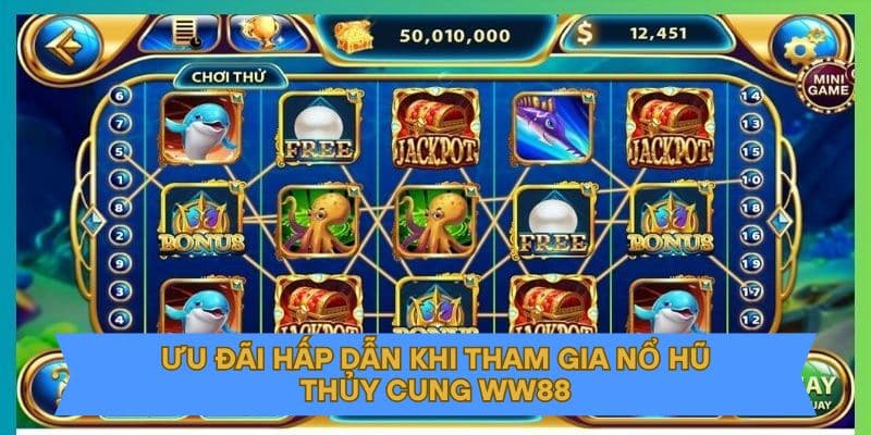 Ưu đãi hấp dẫn khi tham gia nổ hũ Thủy Cung WW88